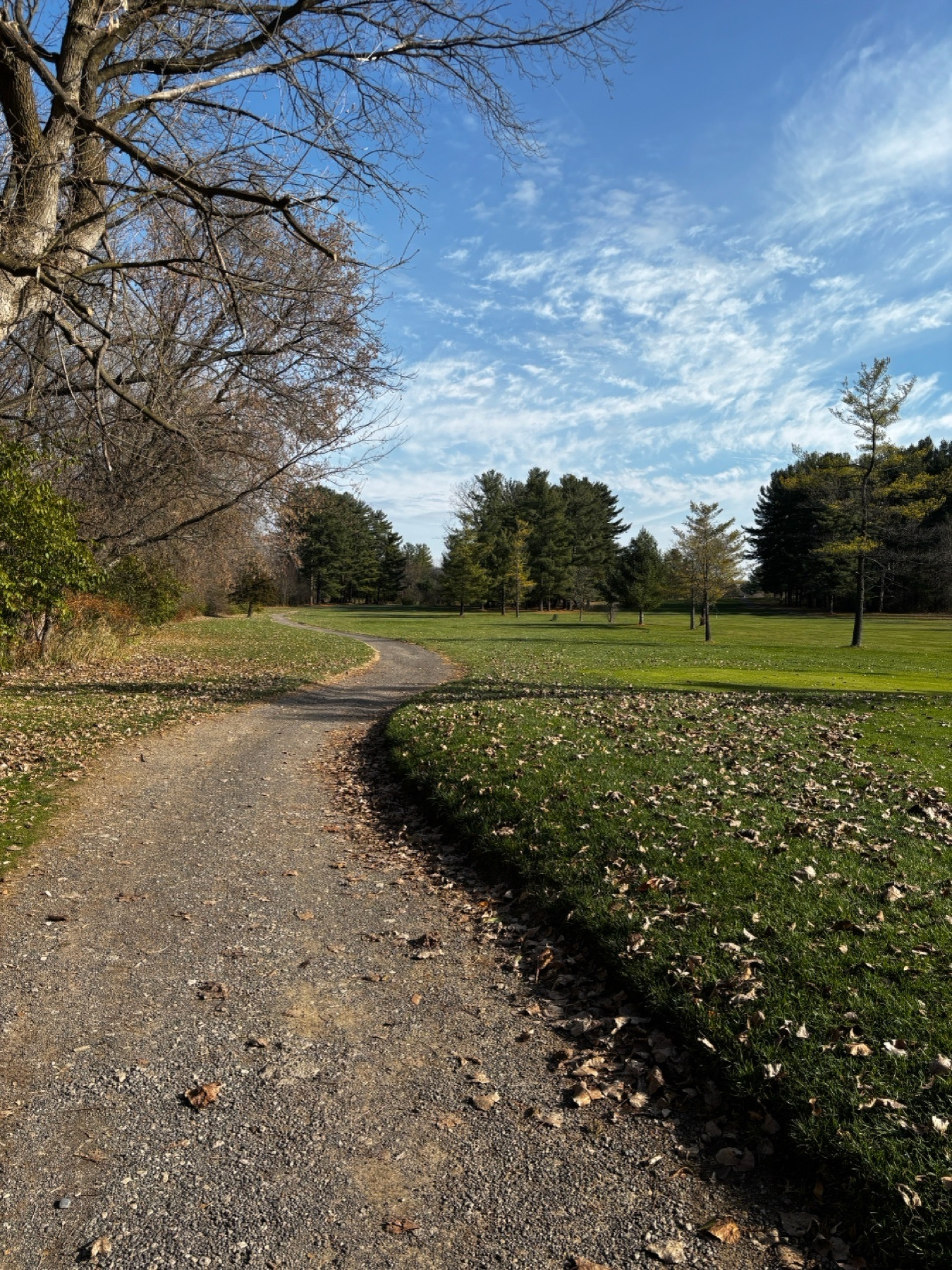 The 18th fairway of PineView Golf Course. 
