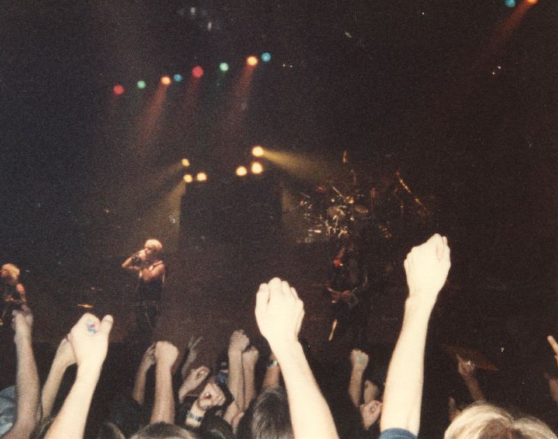 Judas Priest in concert, 1982.