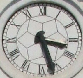 clock face with Roman numerals