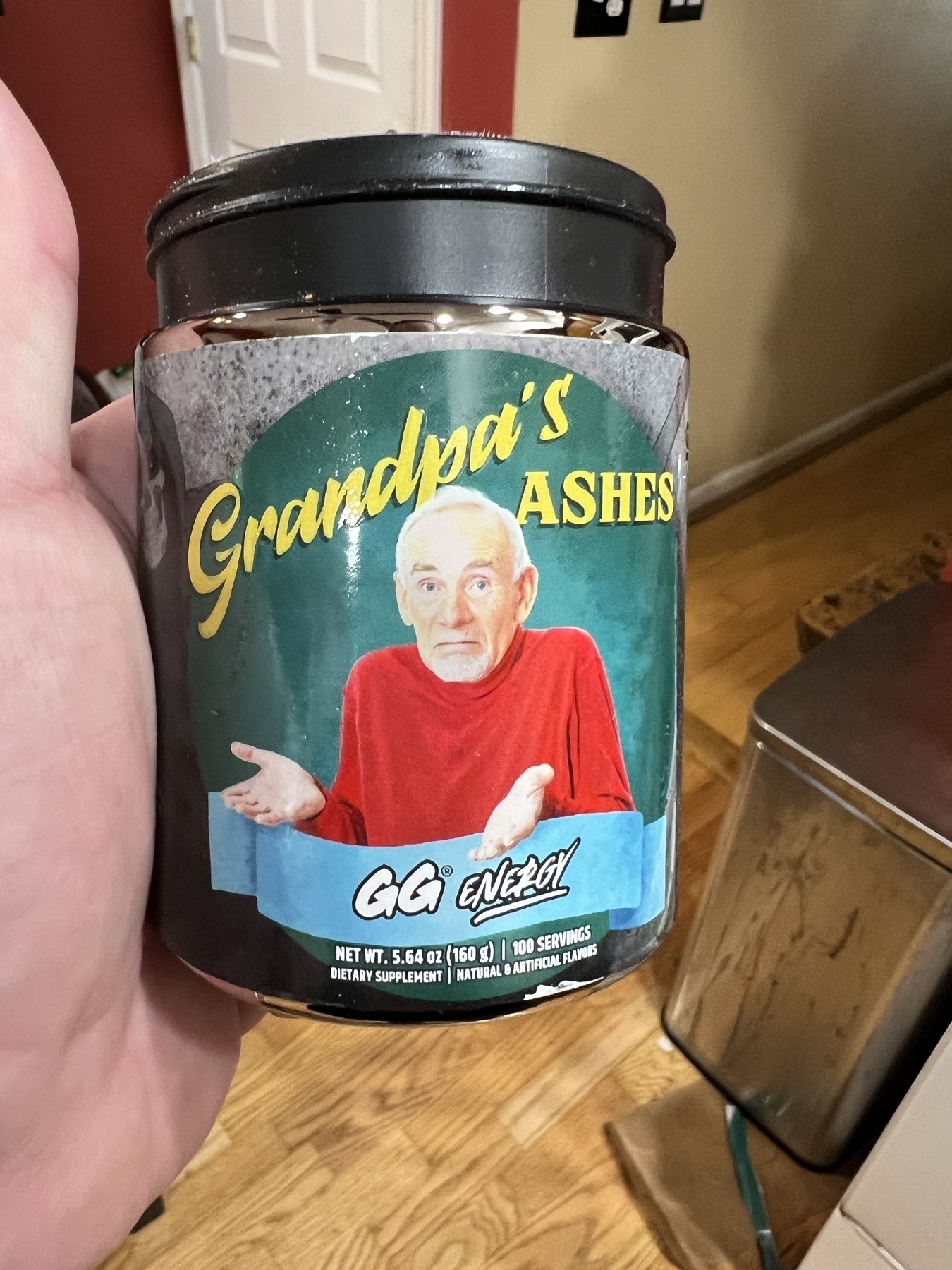 Gamersupps grandpa’s ashes