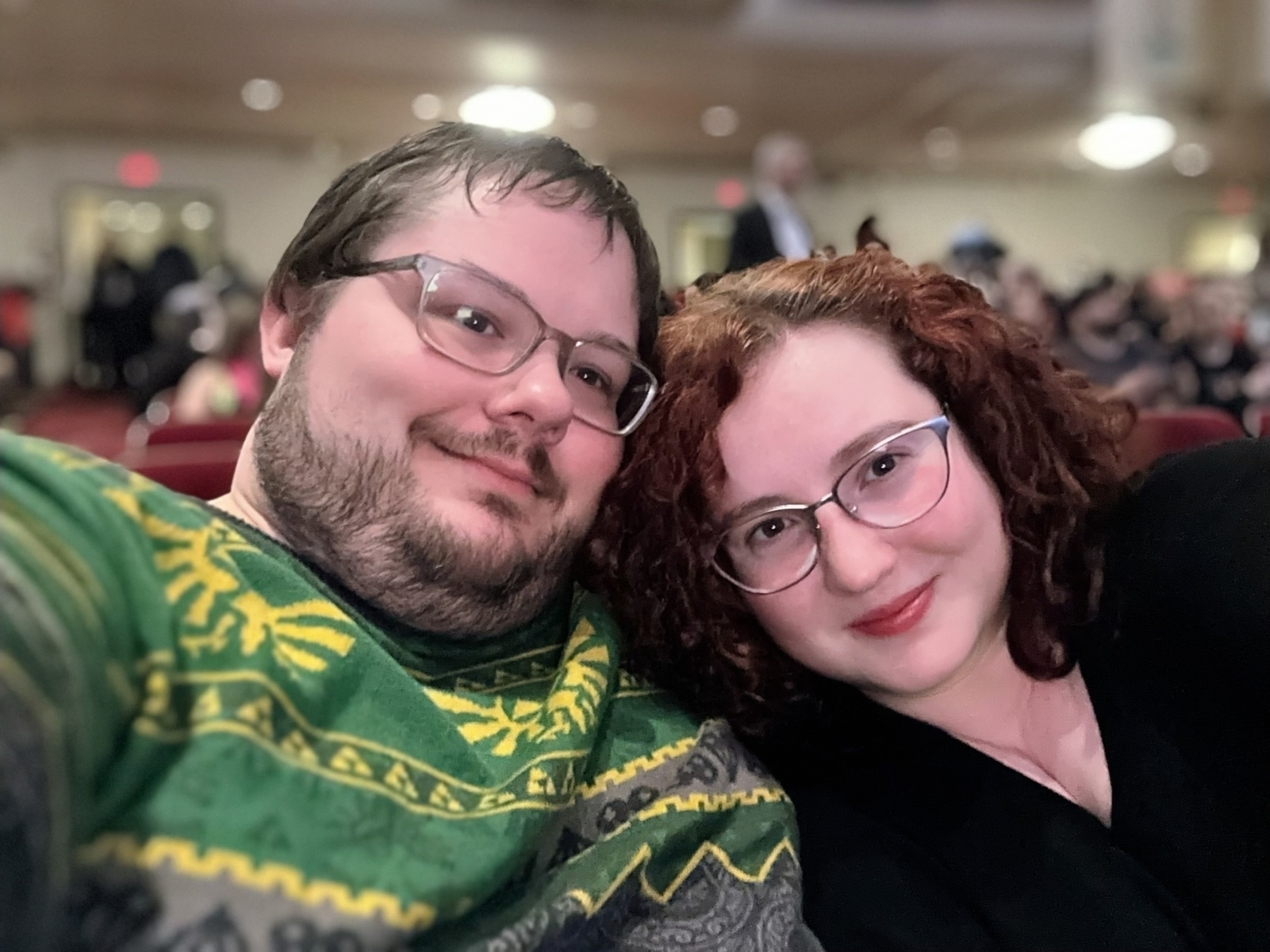 Selfie in a theater