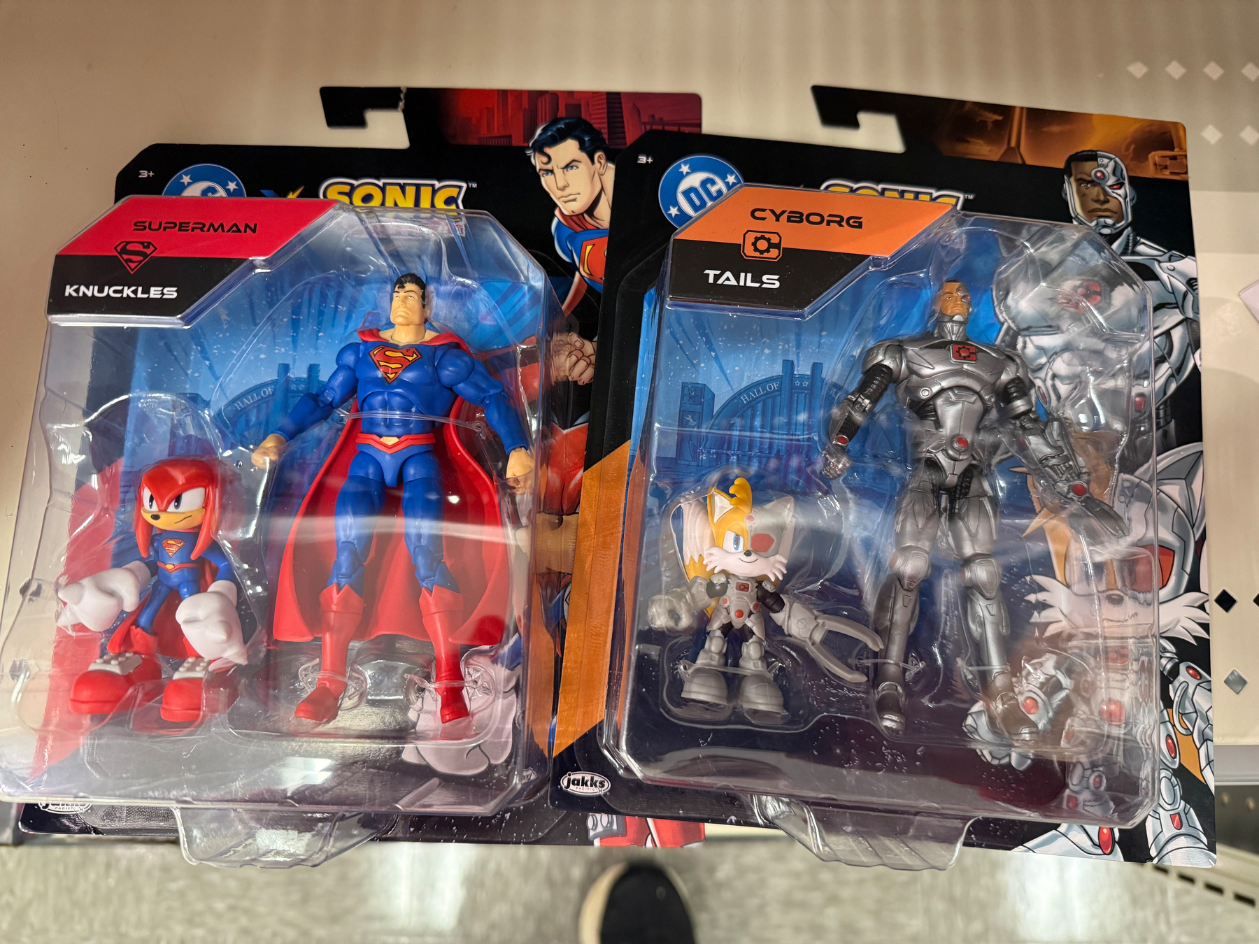 Sonic characters with DC heroes