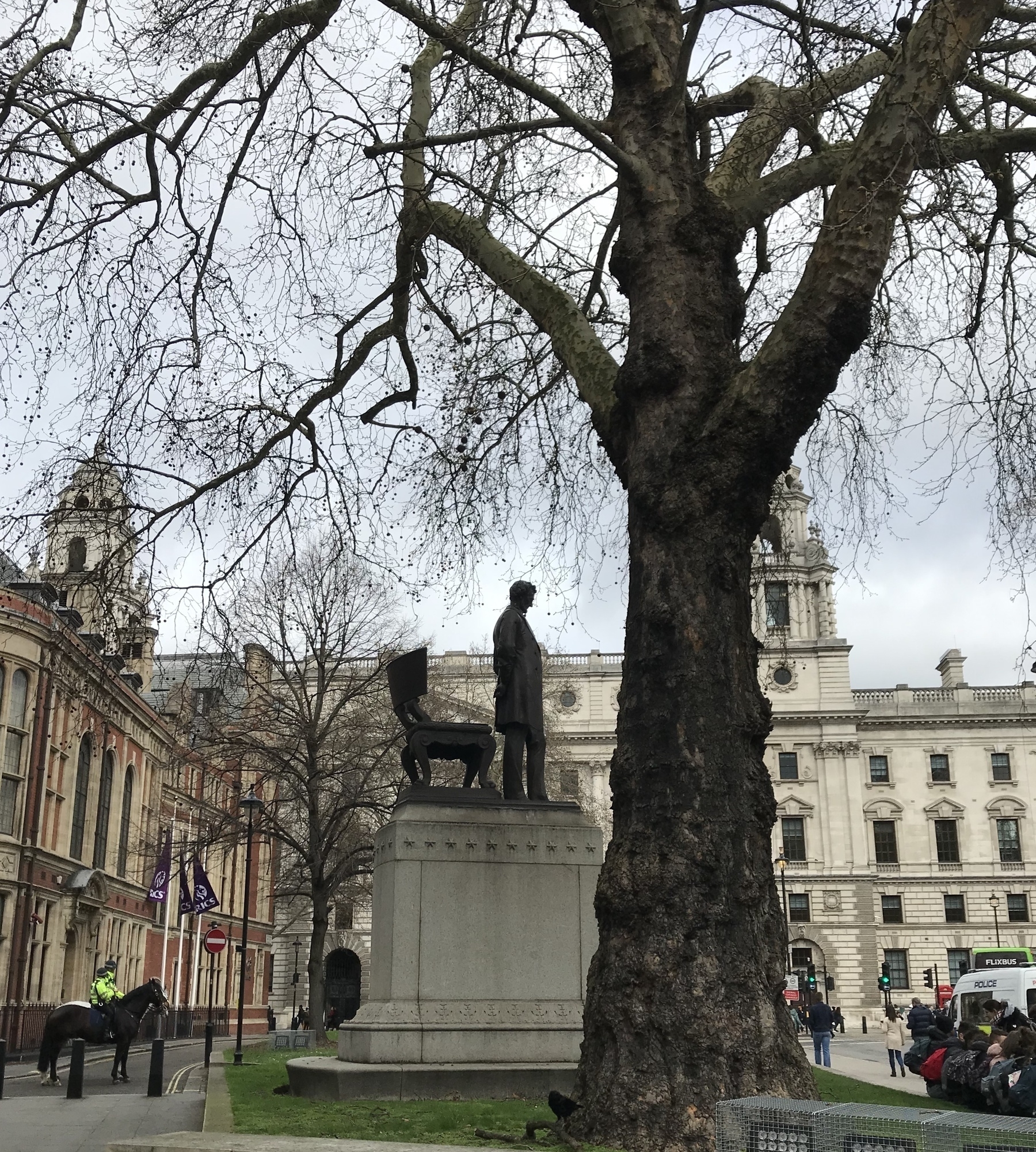 Statue of Abraham Lincoln in Parliament Square