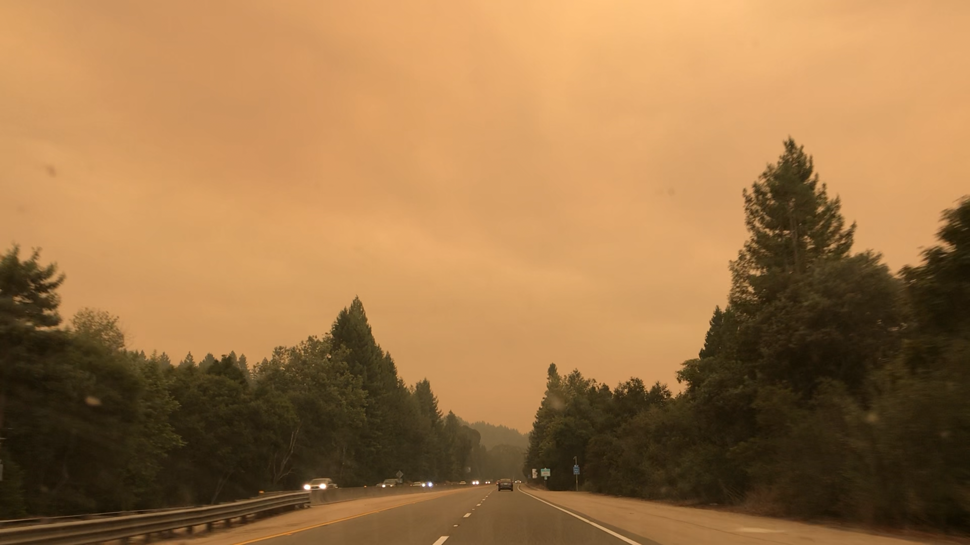 Highway 17 on August 19th, 2020.