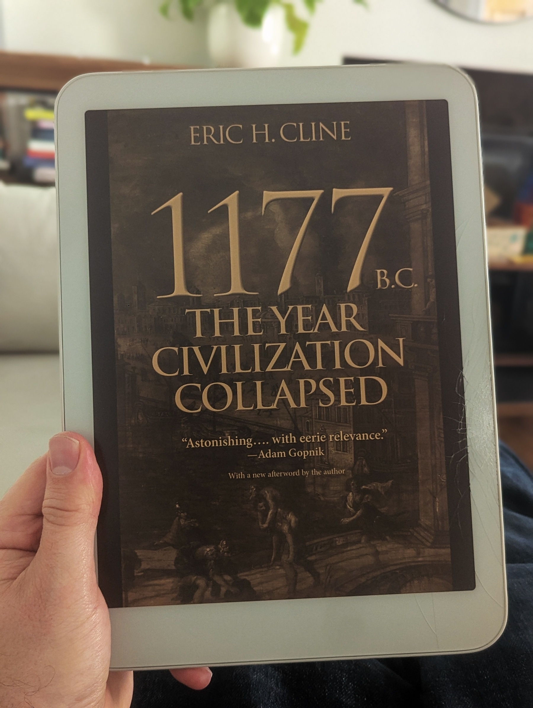 Book cover for 1177BC on eink tablet