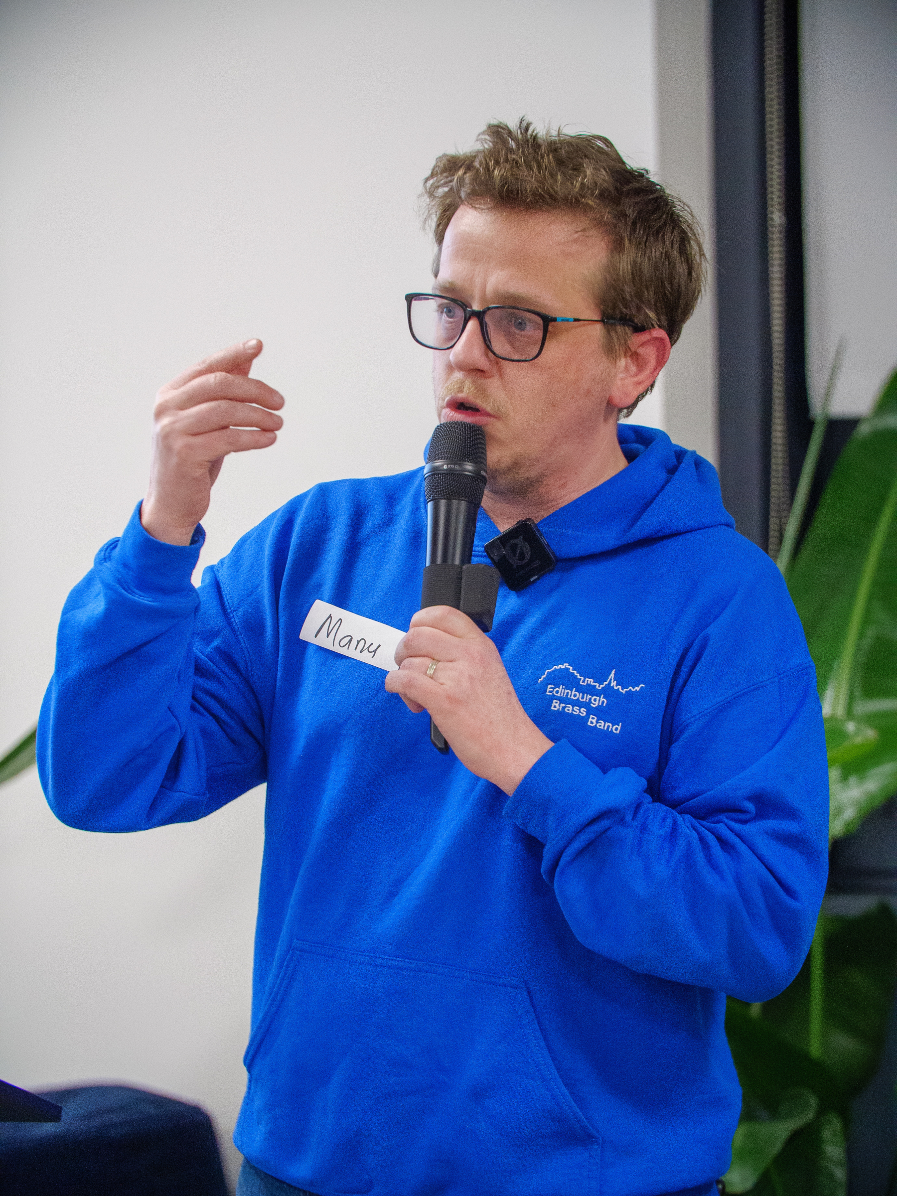 Manu speaking on Playwright