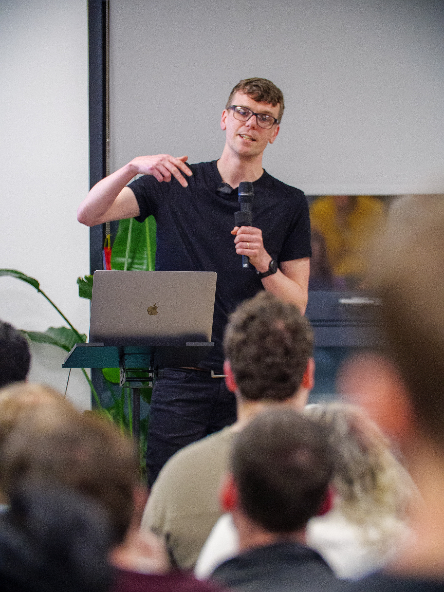 Paddy speaking about CSS at Perk