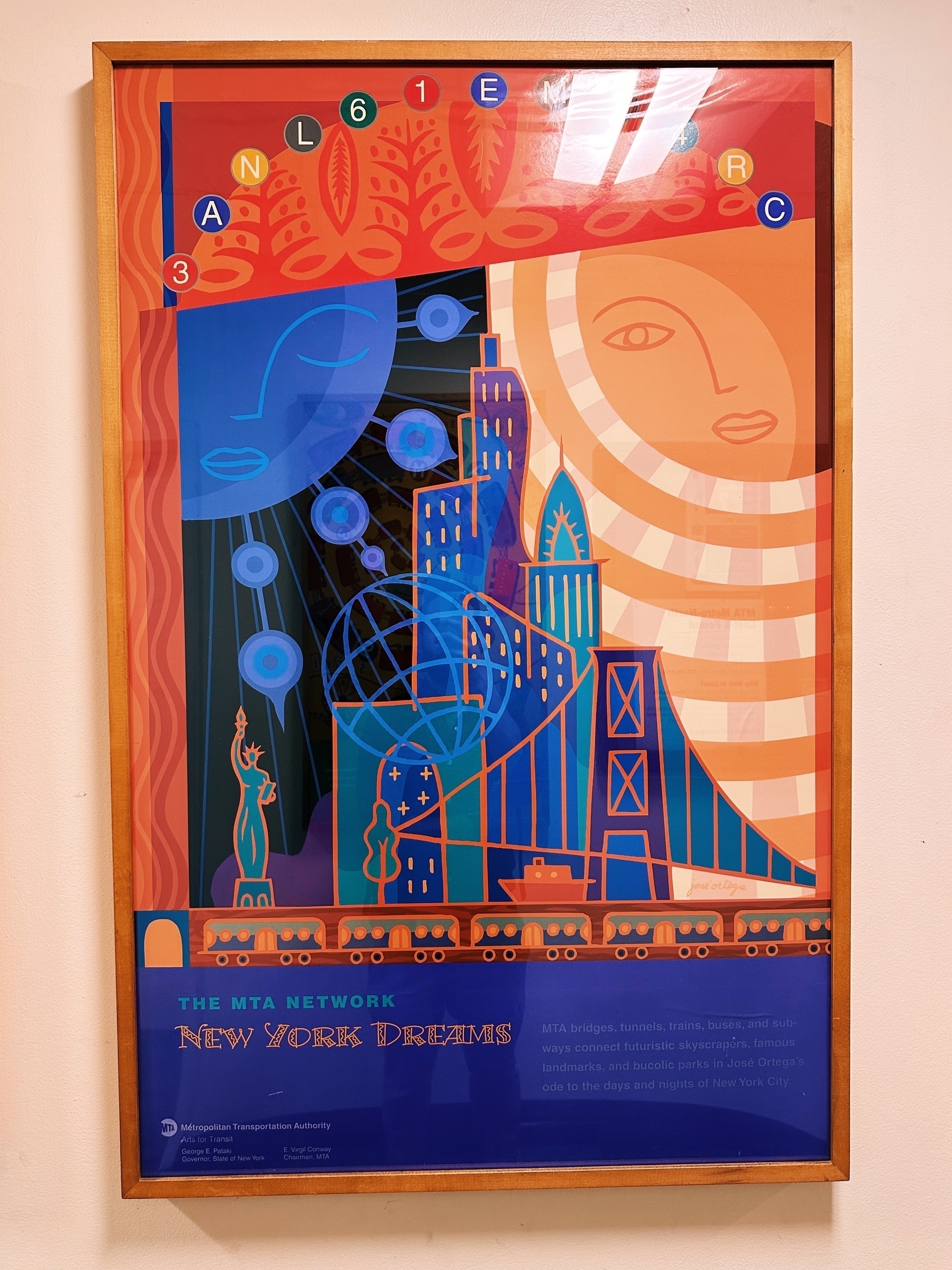 An art print called New York Dreams of the New York skyline