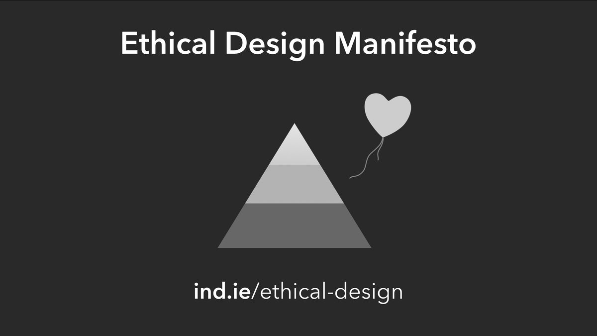 Ethical Design pyramid.