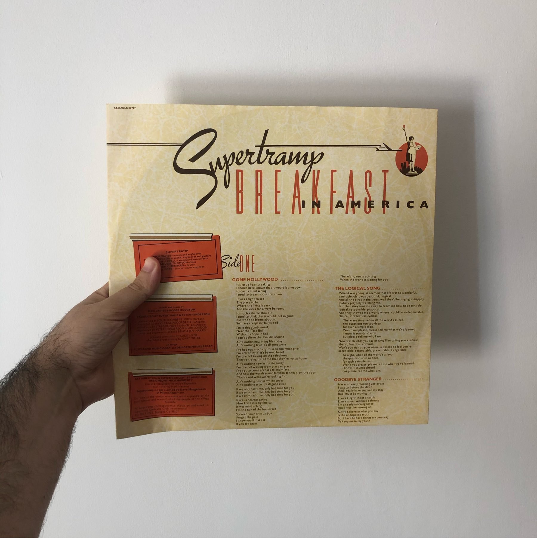 Cover of Breakfast in America from Supertramp