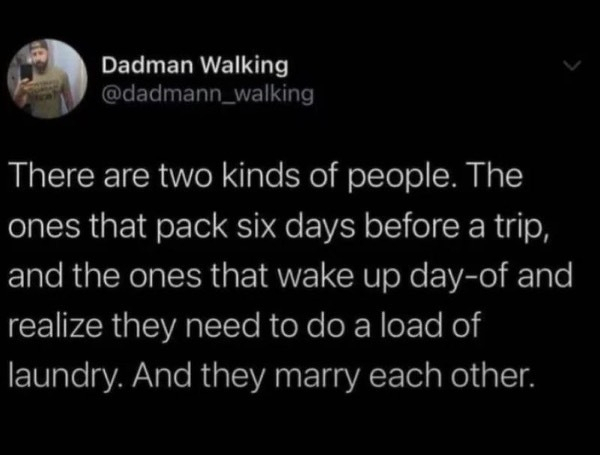 Dadman Walking.