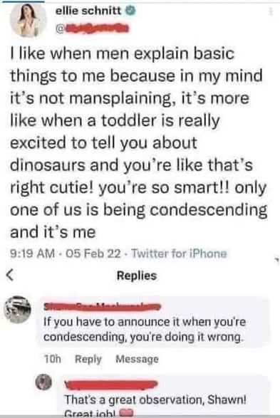 I like when men explain basic.