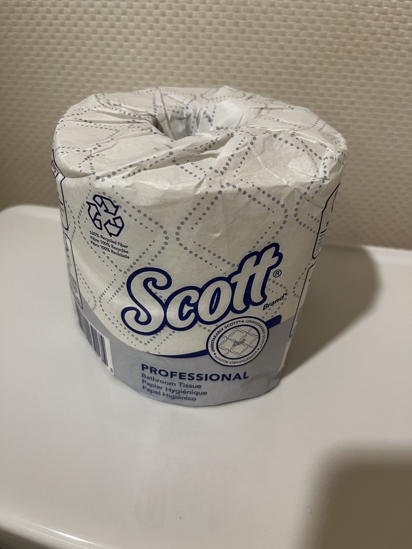 Scott professional toilet paper. 