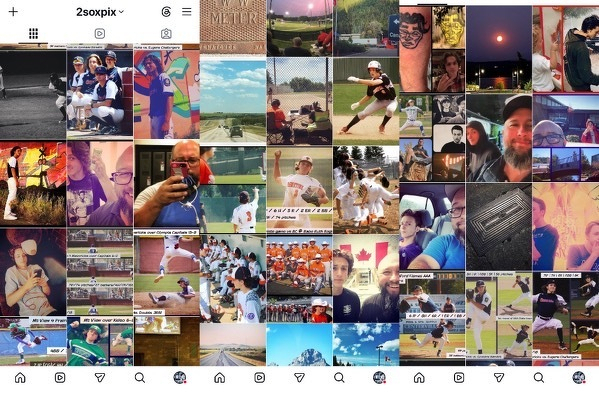 A collection of thumbnails that show my Instagram feed.