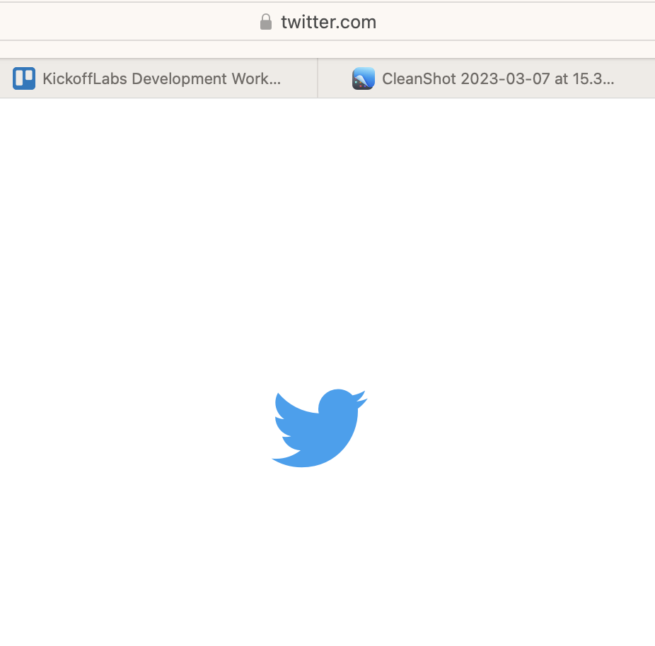 Just the twitter bird without any UI. It's dead jim!