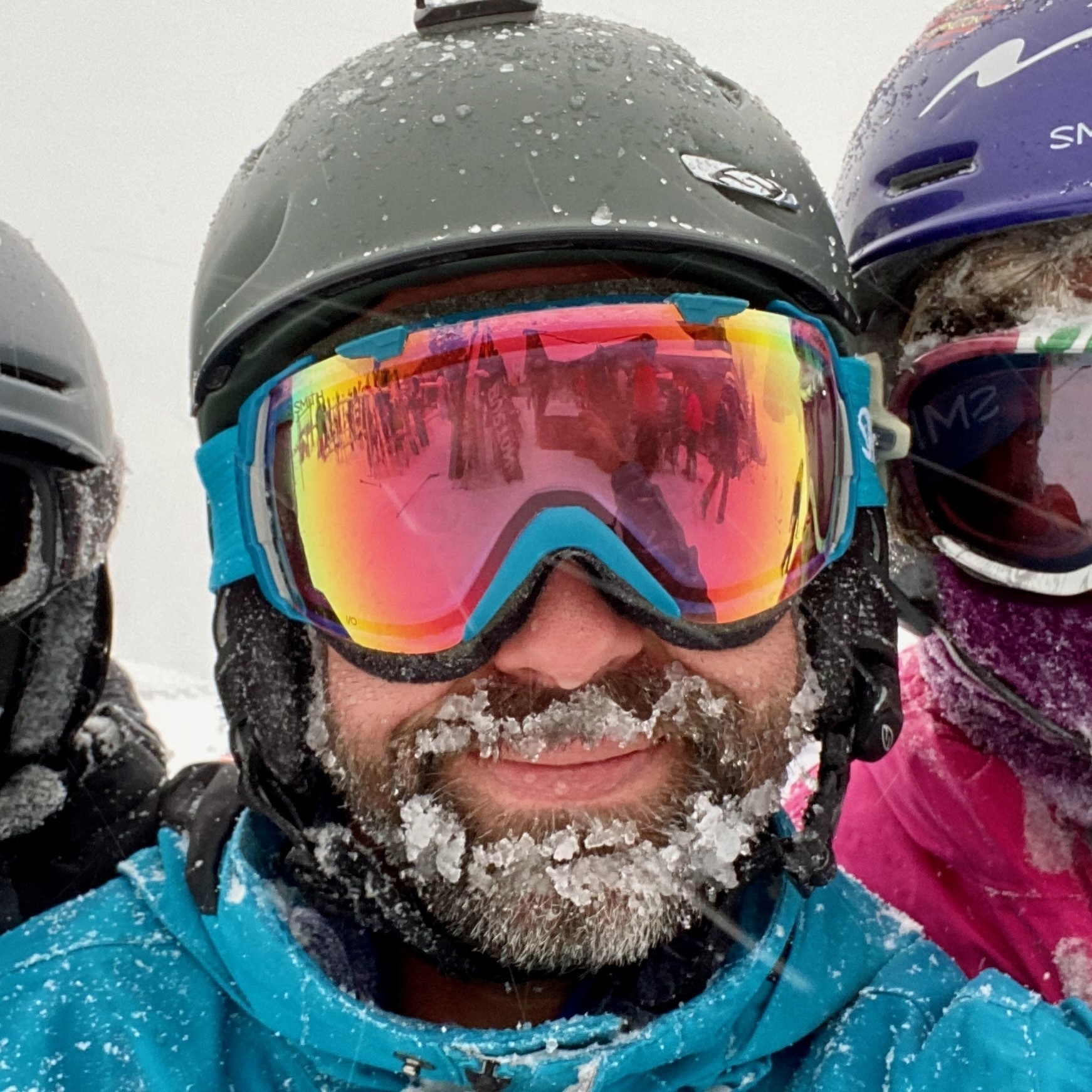 Frozen beard selfie. 