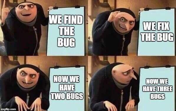 One bug, two bugs... three bugs!