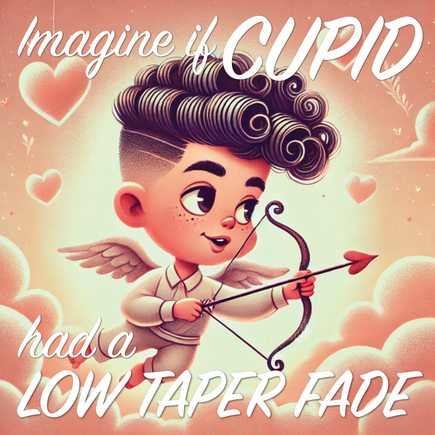 imagine if Cupid had a low taper fade