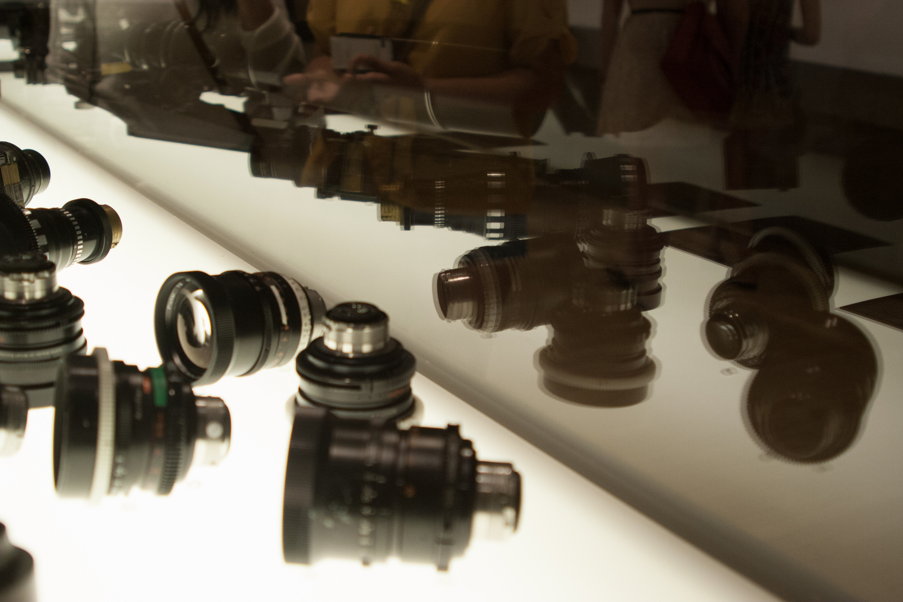 Cinema camera lenses used on the movie 'Barry Lyndon' 