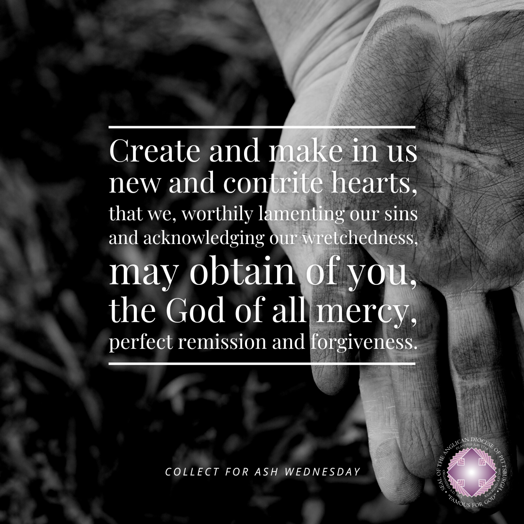 Almighty and everlasting God, you hate nothing you have made, and you forgive the sins of all who are penitent: Create and make in us new and contrite hearts, that we, worthily lamenting our sins and acknowledging our wretchedness, may obtain of you, the God of all mercy, perfect remission and forgiveness; through Jesus Christ our Lord, who lives and reigns with you and the Holy Spirit, one God, for ever and ever. 