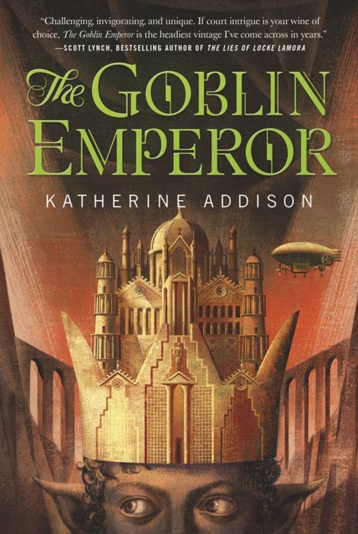 Cover of "The Goblin Emperor" by Katherine Addison.