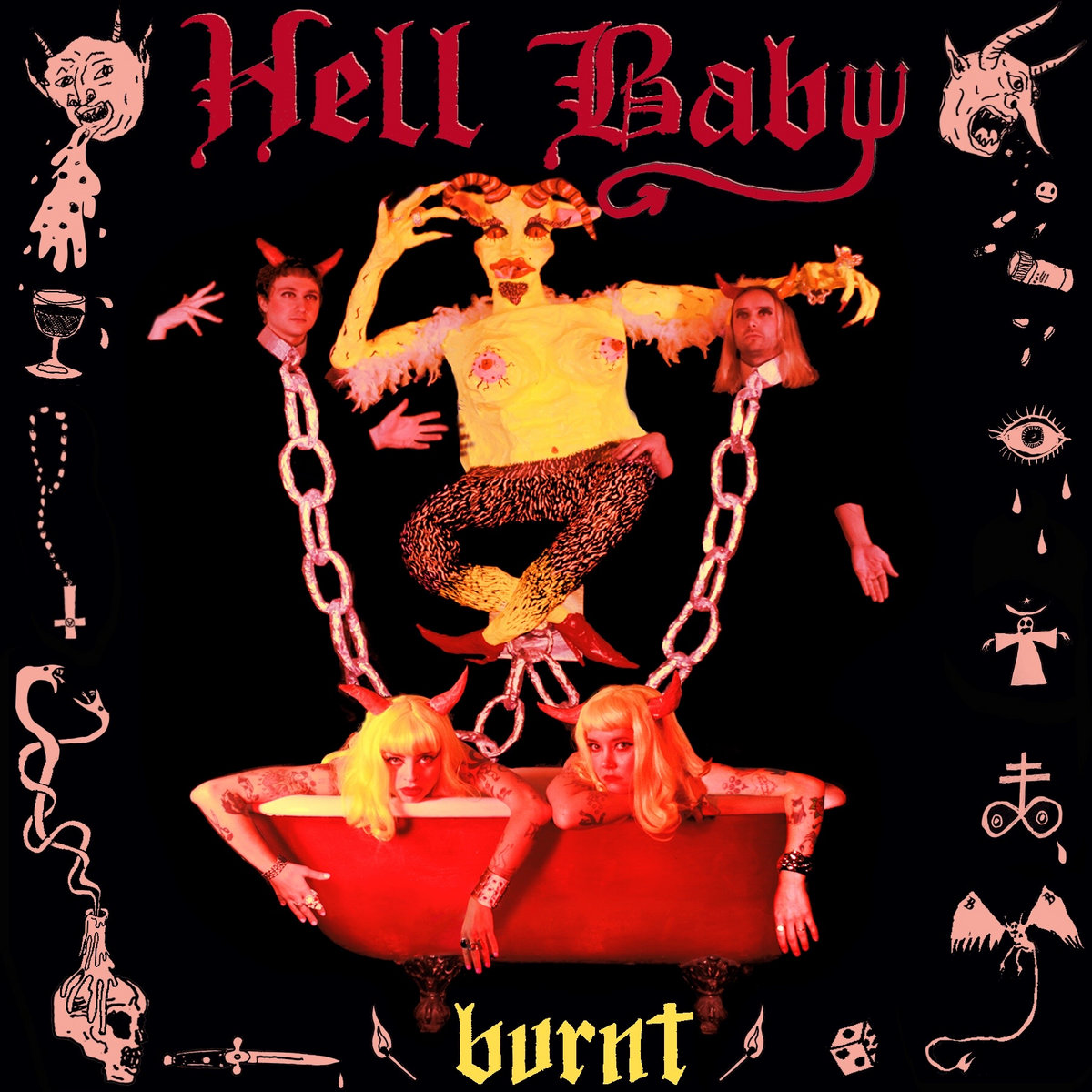 Hell Baby album cover for Burnt