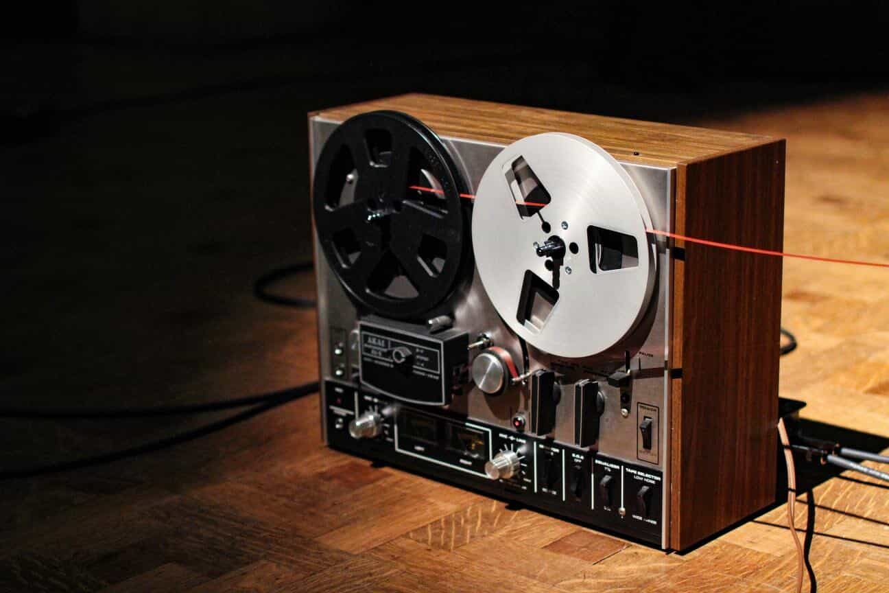 Tape machine/tape loop. Photograph by Aubrey Gurtovenko.