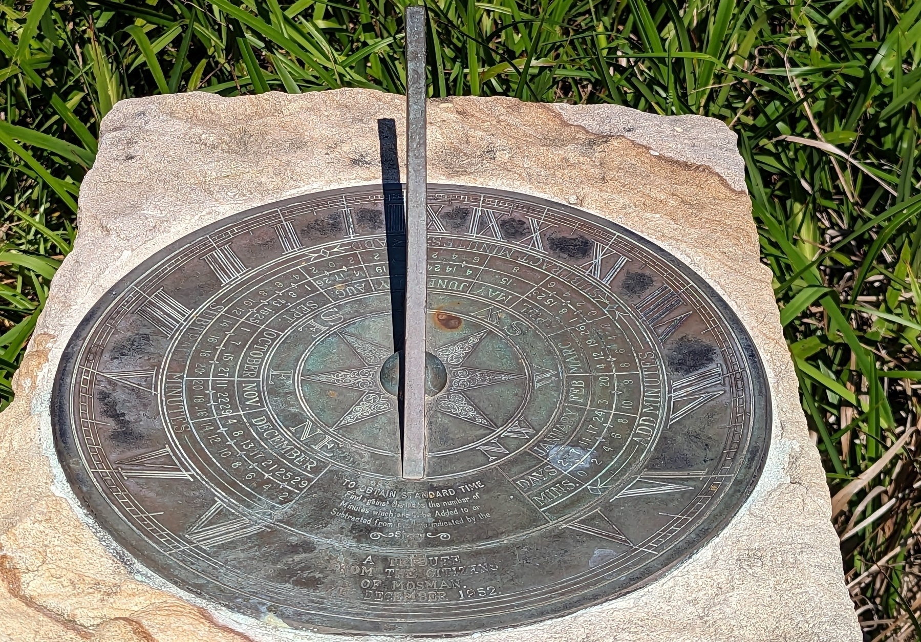 A sundial 