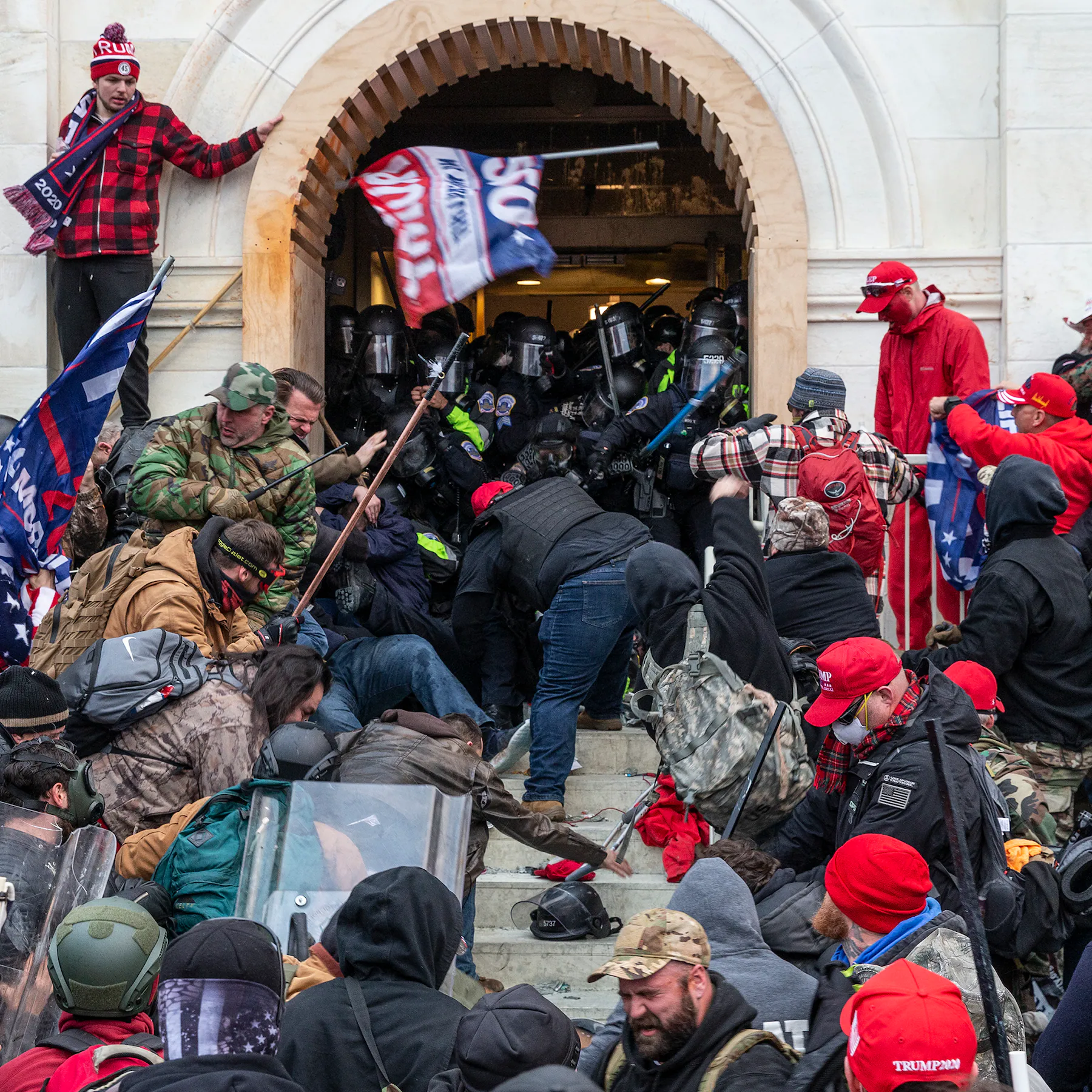A violent protest by domestic terrorists on the capitol of the U.S.

