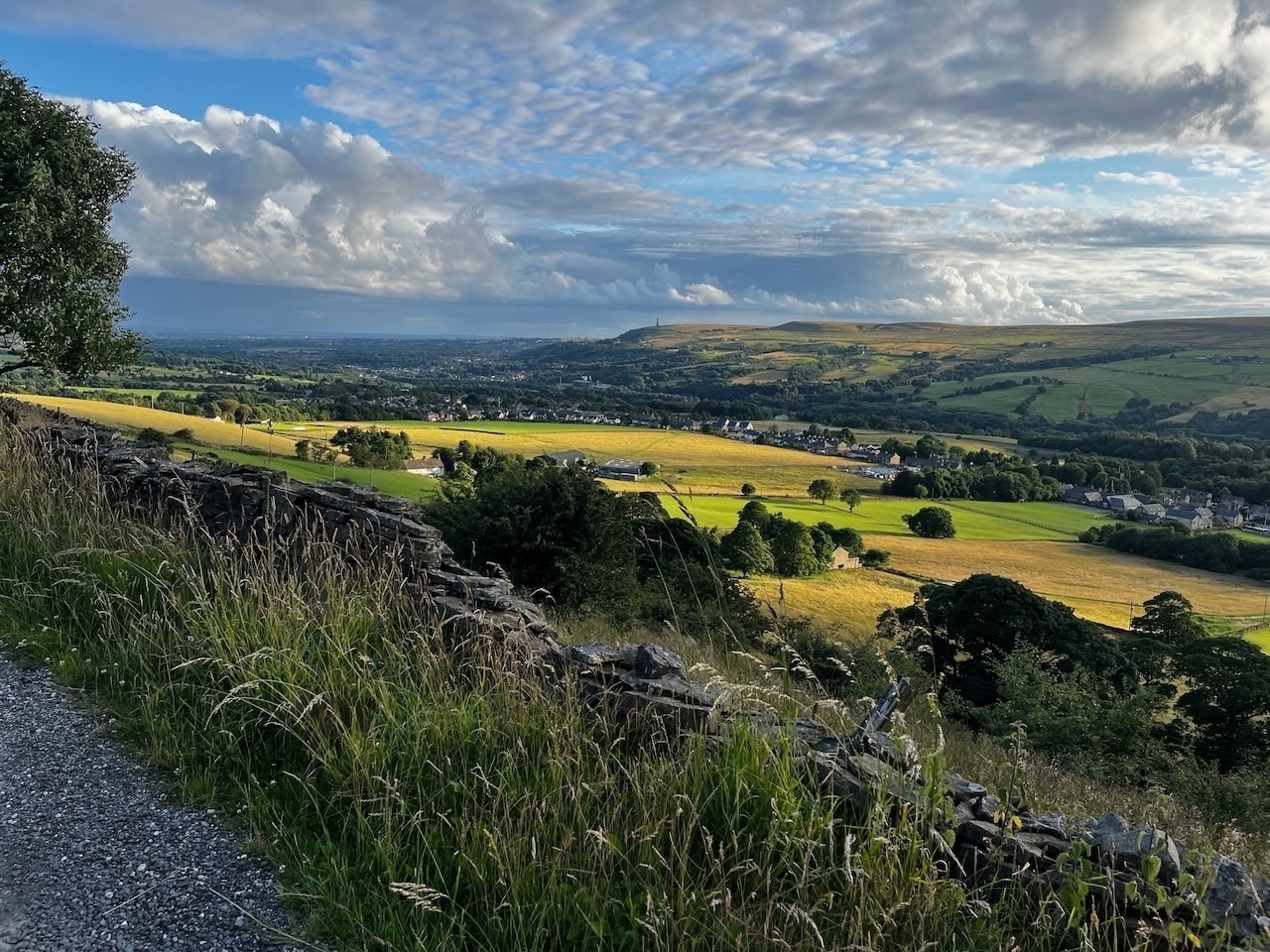 View across the Irwell Valley