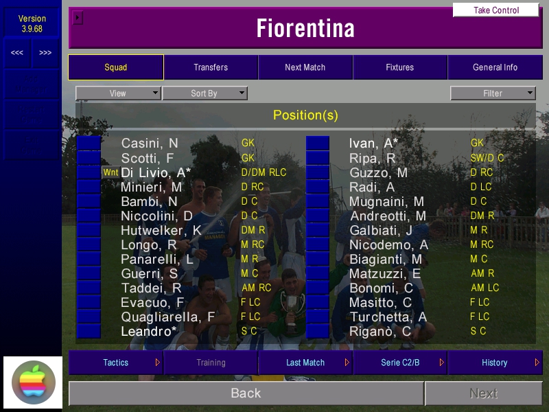 FINAL DA SÉRIE C2/B ITALIANA DE 2010 NO CM 01/02! Final nº 25 