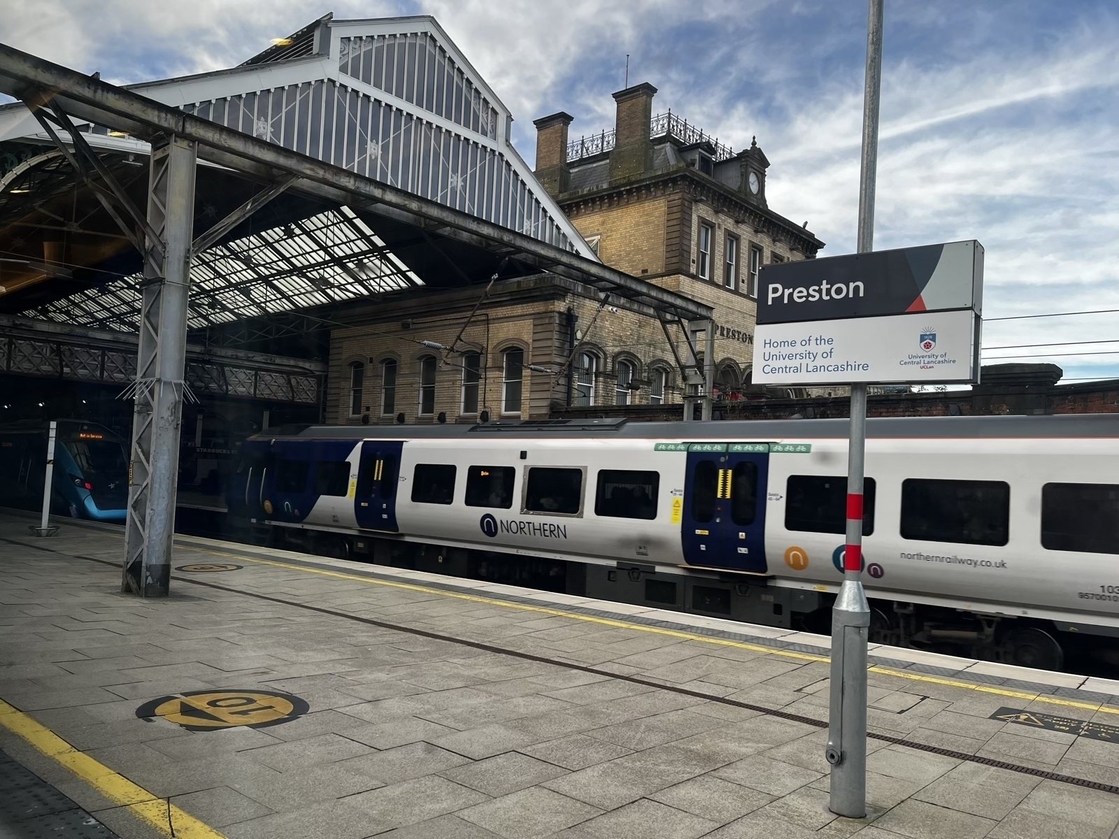 Preston Station, waiting to leave