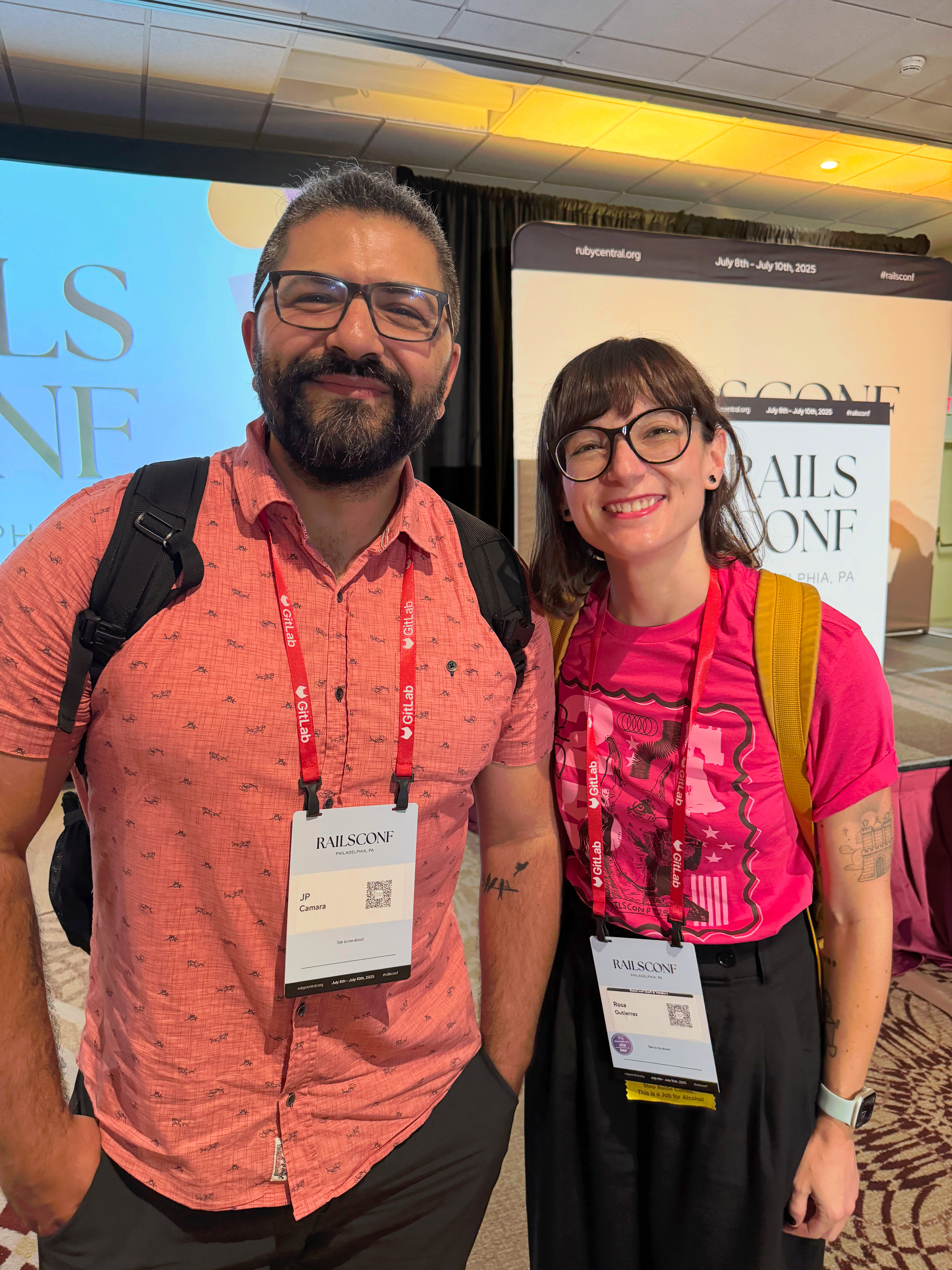 Picture with Rosa at RailsConf