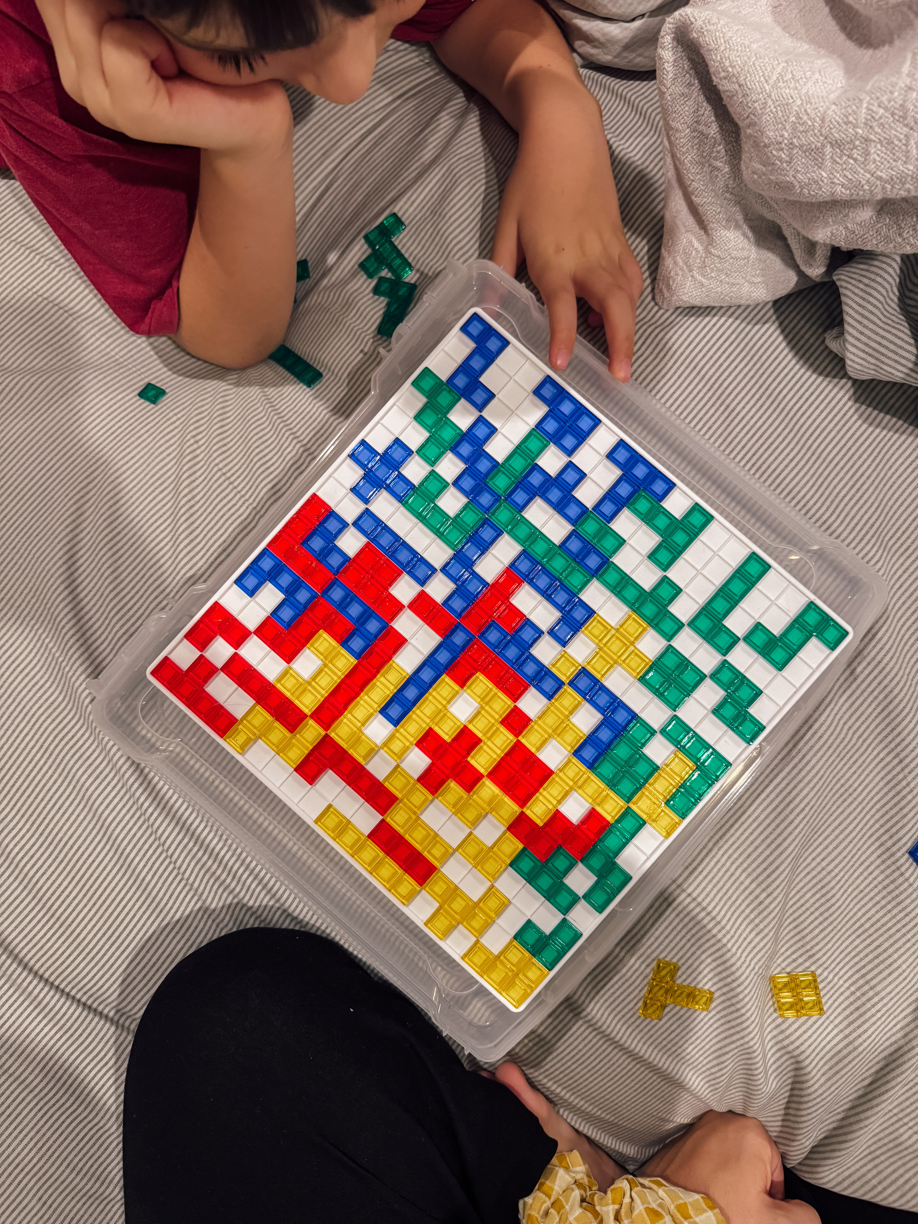 Game of Blokus in progress